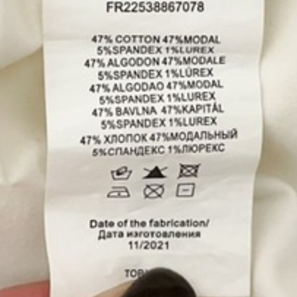 Leo & Ungo Paris Size 4 Oversized White Sparkle Gold Cardigan Set EUC - Picture 11 of 12